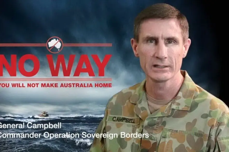 Il generale Campbell presenta la campagna "No Way"