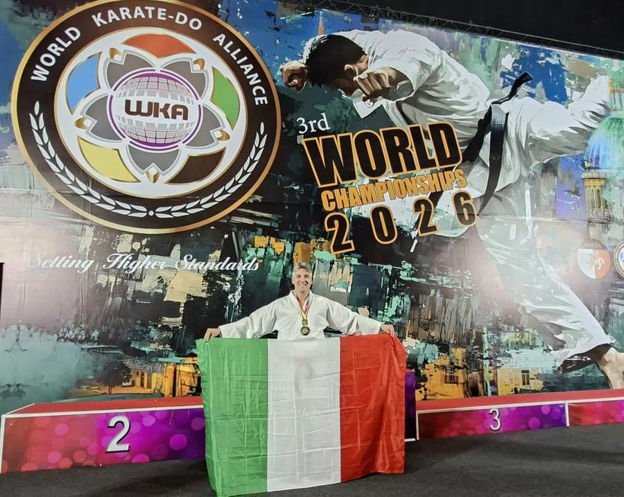Medaglia d’oro a Malta per Gino Emanuele Melis: è campione mondiale per la terza volta