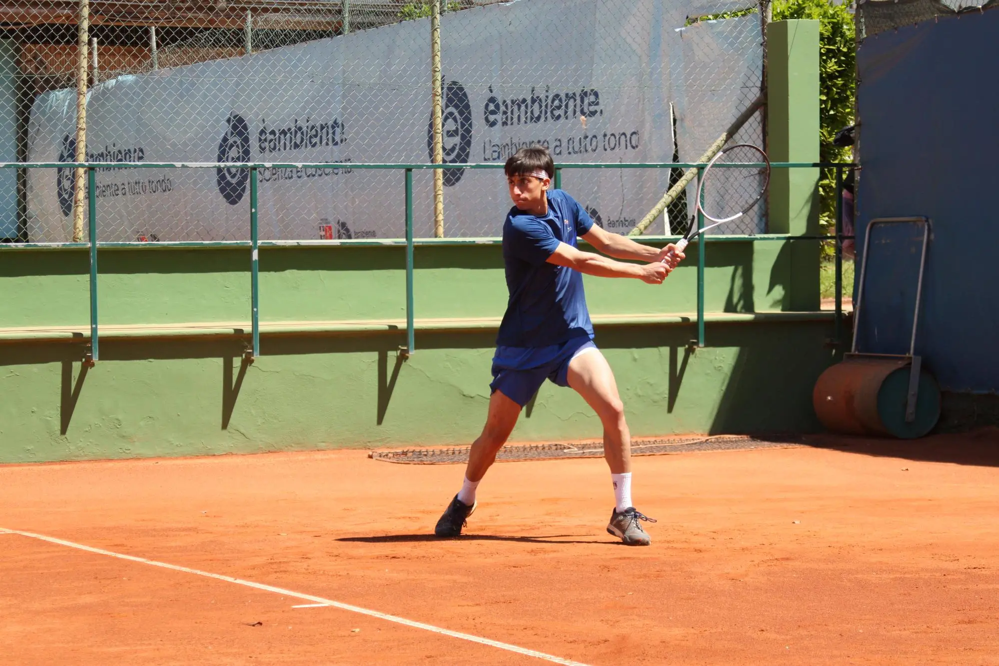 Andrea Oronti, portacolori della Torres Tennis in B1 maschile (foto Antonio Burruni)