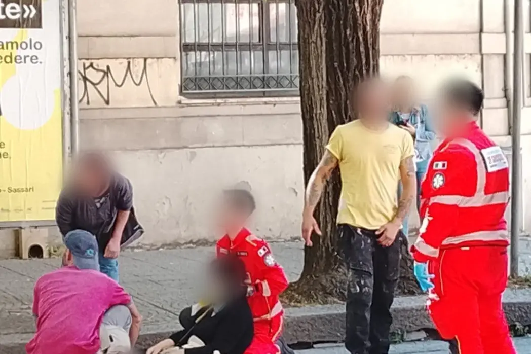 Donna investita in corso Pascoli