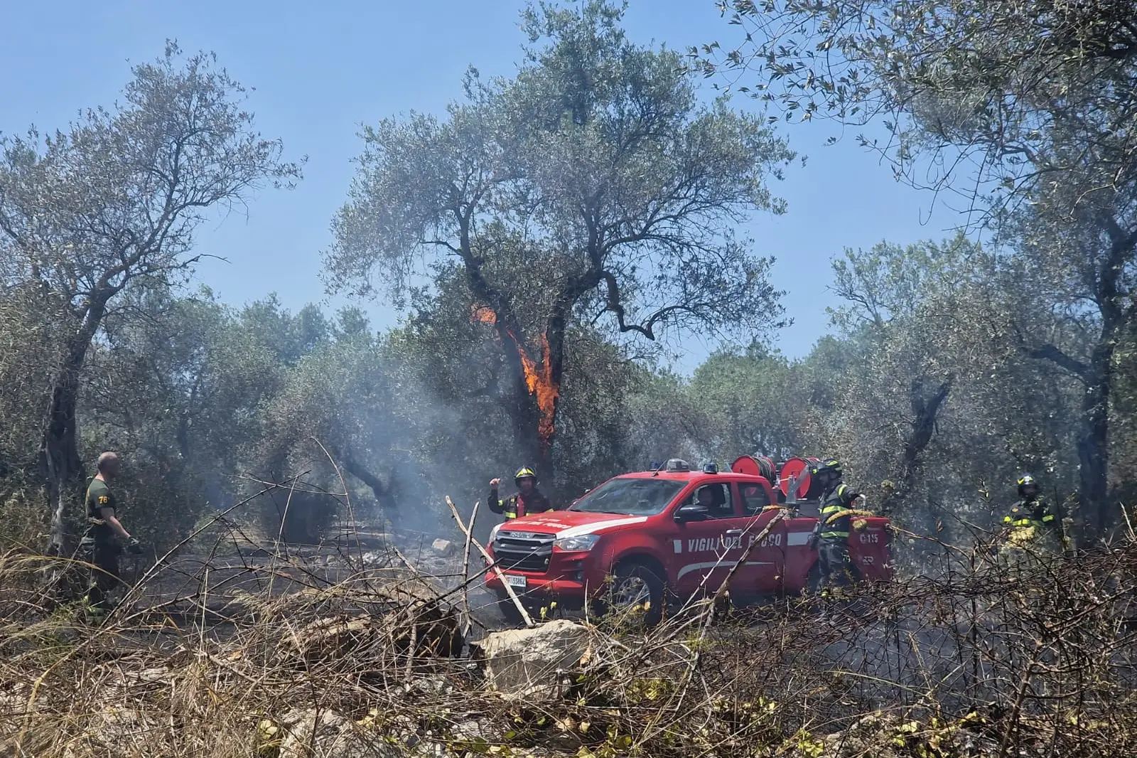 L'incendio