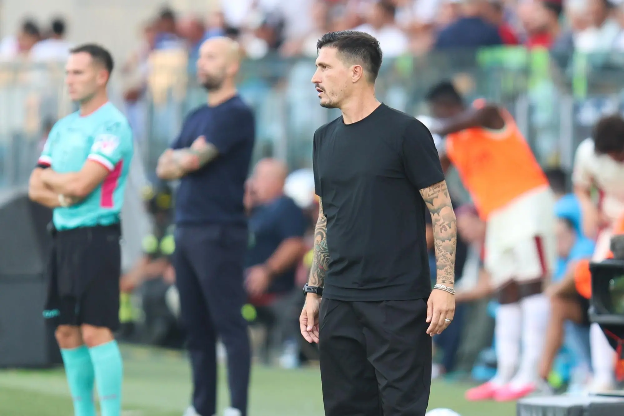 Fabio Pisacane in Cagliari-Arezzo di Coppa Italia (foto Fabio Murru)