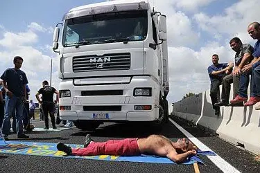 Una passata protesta dei pastori