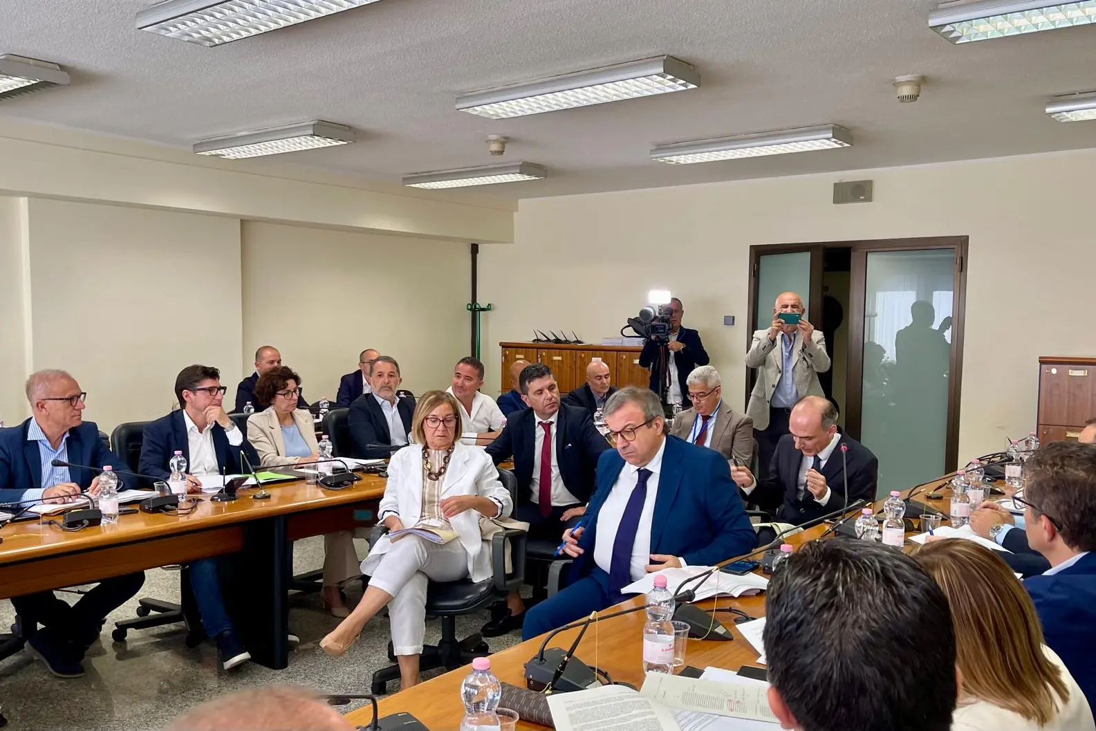 Gli assessori nelle commissioni quarta e quinta (foto Murgia)