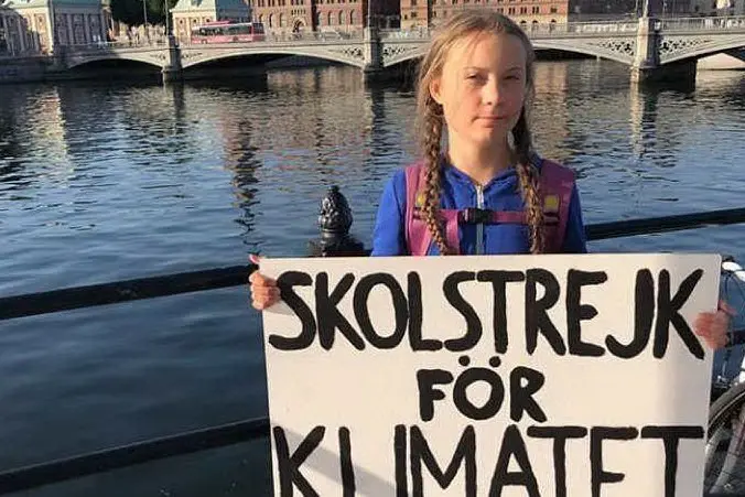 Lo sciopero di Greta Thunberg