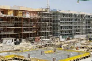 Un cantiere a Cagliari