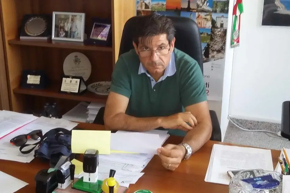 Il sindaco di Domusnovas Massimiliano Ventura