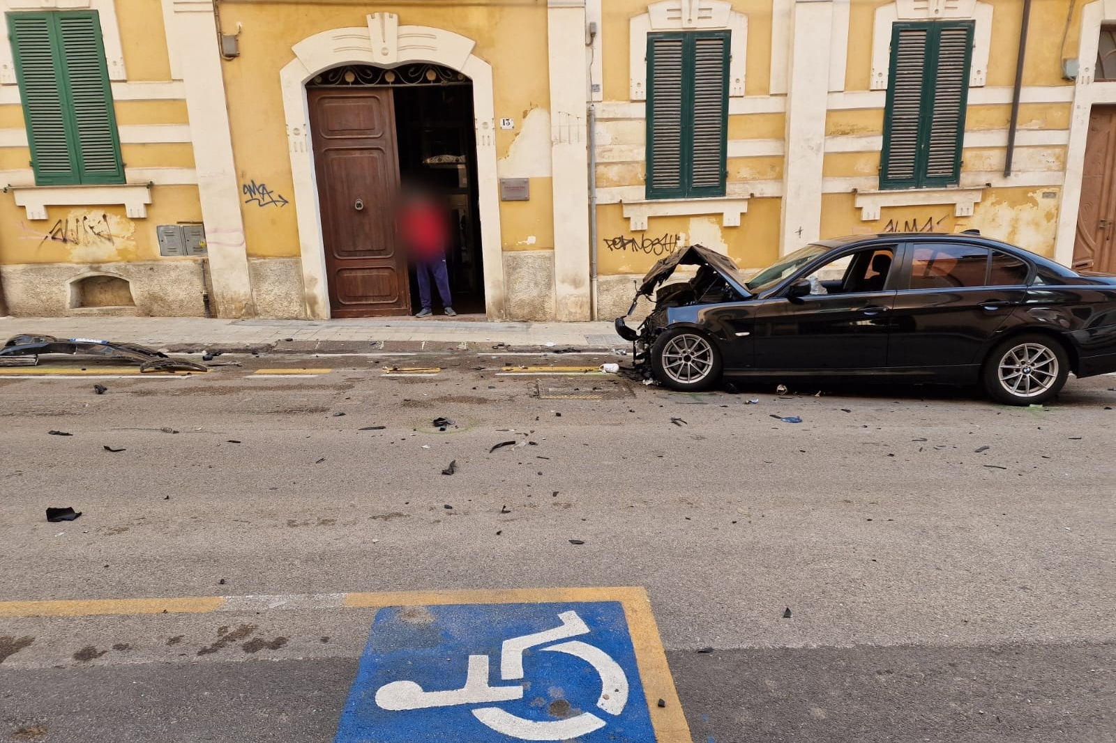 Morta la donna coinvolta nell'inicdente di via Diaz a Sassari (Emanuele Floris)