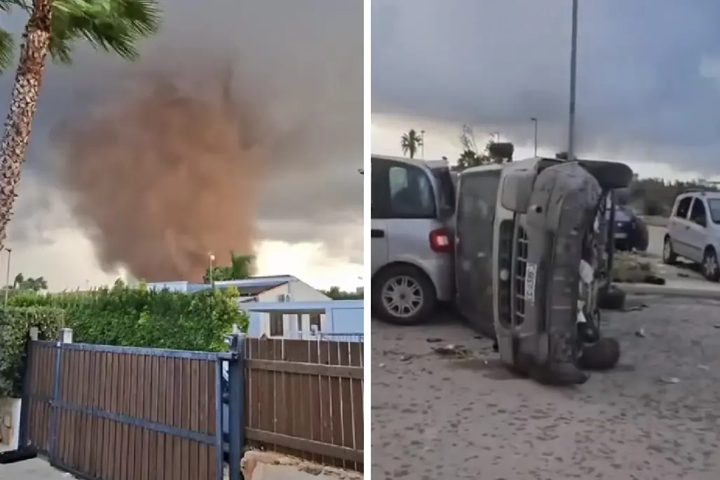 Due trombe marine nel Trapanese: devastazione, feriti e dispersi