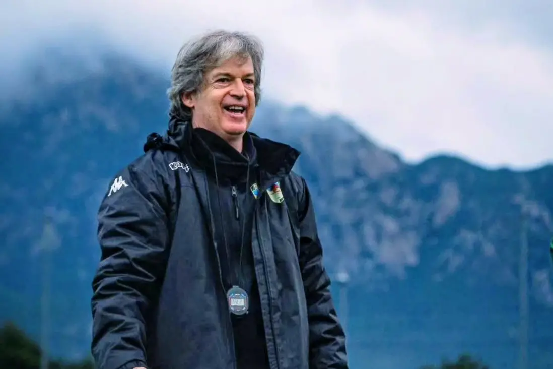 L'allenatore del Tavolara Michele Tamponi.  (G. Pischedda).