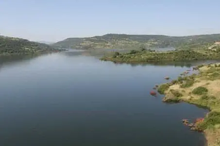 Il lago Omodeo (archivio L'Unione Sarda)