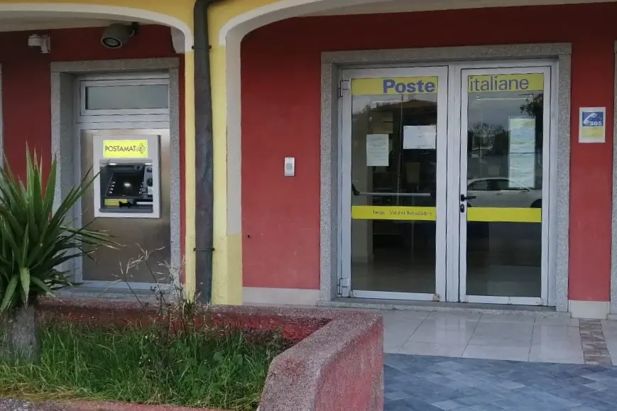 L'ufficio postale di Tergu (foto concessa)