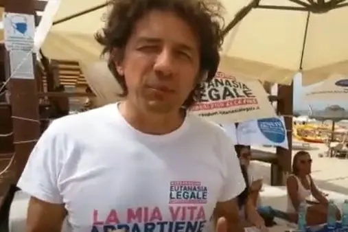 Marco Cappato in Sardegna (foto ass. Luca Coscioni)