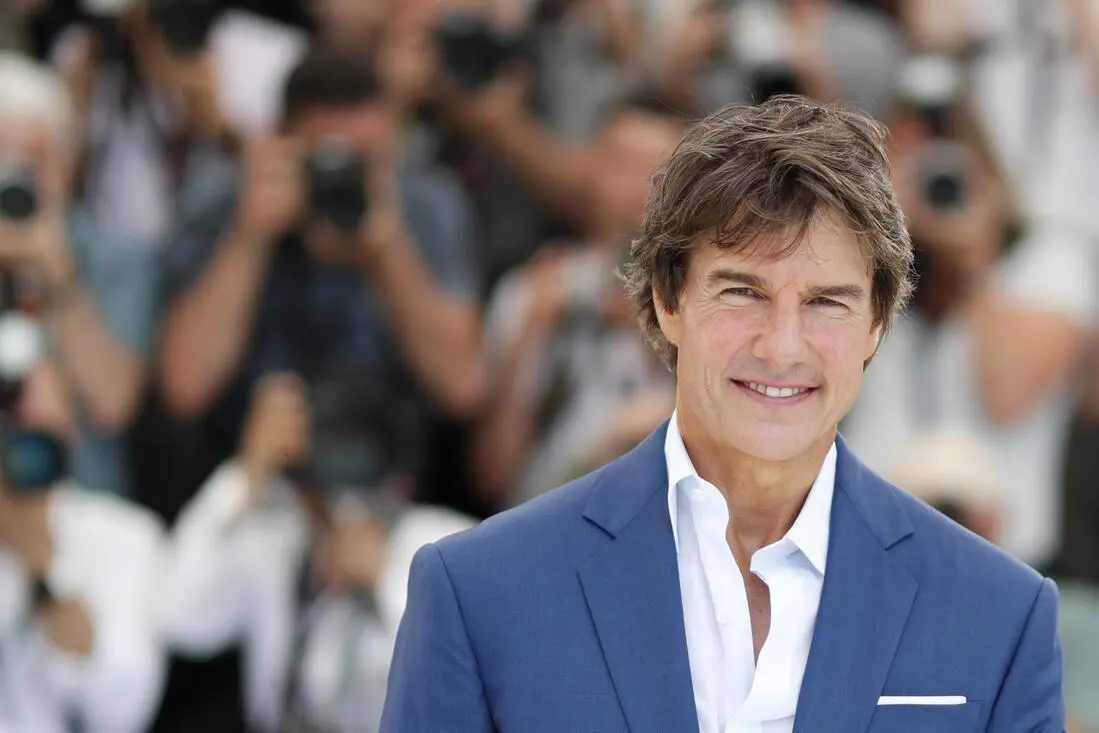 epa09955398 US actor Tom Cruise attends the photocall for Top Gun: Maverick during the 75th annual Cannes Film Festival, in Cannes, France, 18 May 2022. The movie is presented out of competition of the festival which runs from 17 to 28 May. EPA/GUILLAUME HORCAJUELO