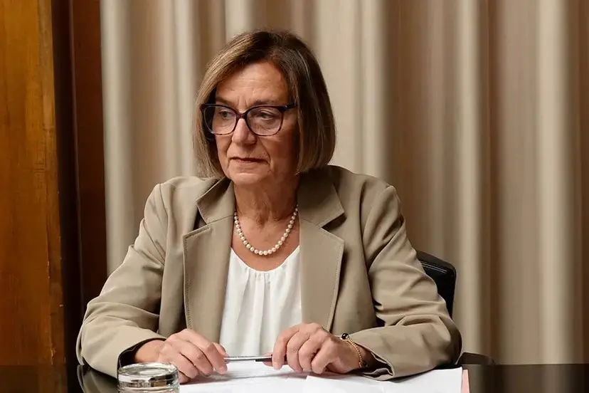L'assessora regionale all'Ambiente Rosanna Laconi