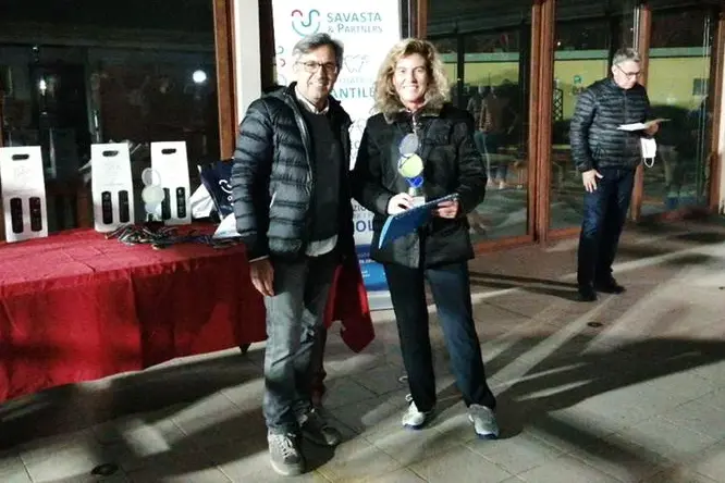 La premiazione di Laura Scanu (foto concessa da Antonio Burruni)