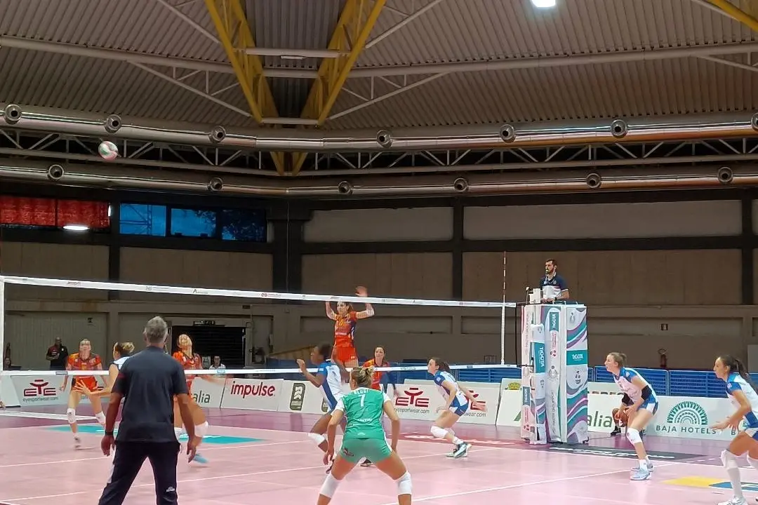 Una fase del match tra Hermaea ed Esperia Cremona (foto Ilenia Giagnoni)