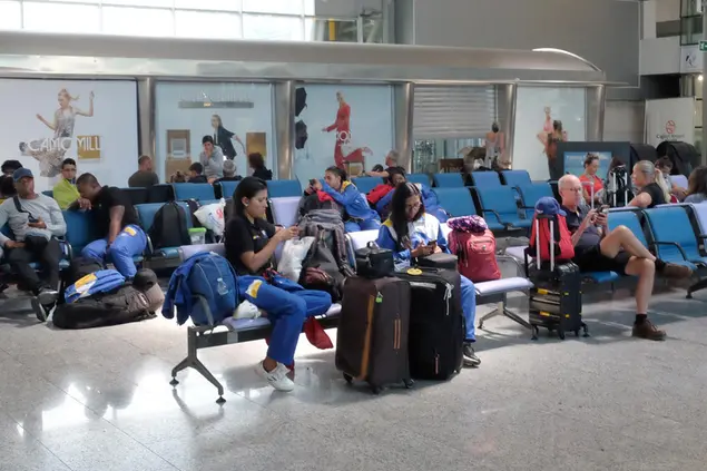 L'aeroporto di Elmas (foto L'Unione Sarda - Ungari)