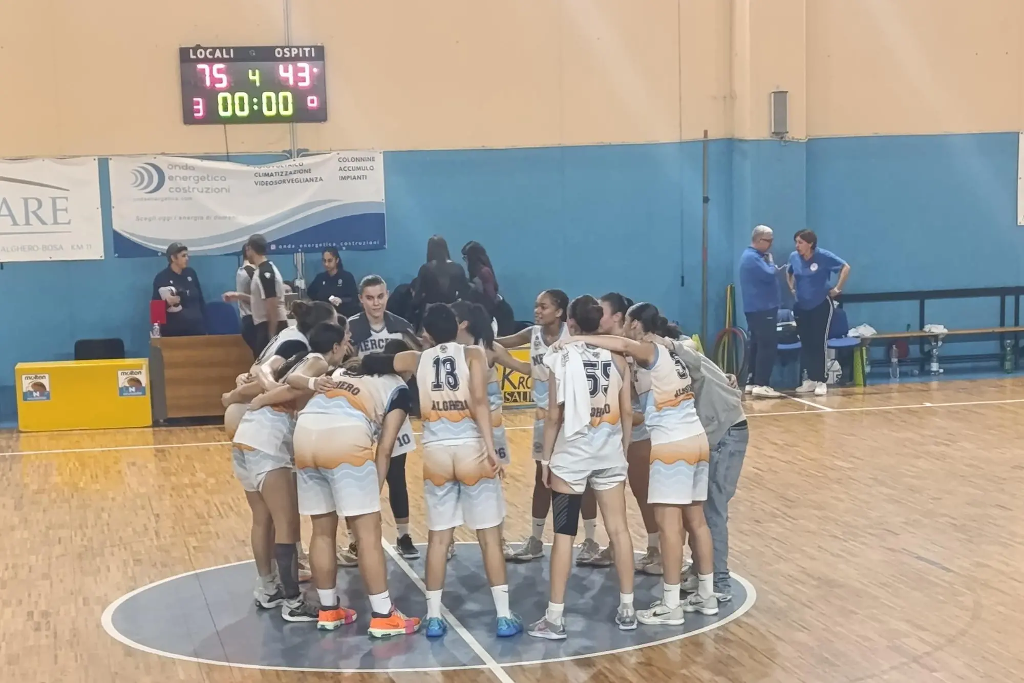 L'immagine di una partita della Mercede Alghero (foto concessa)