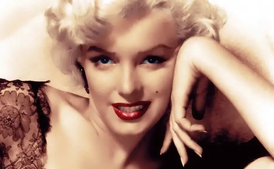 Un primo piano di Marilyn