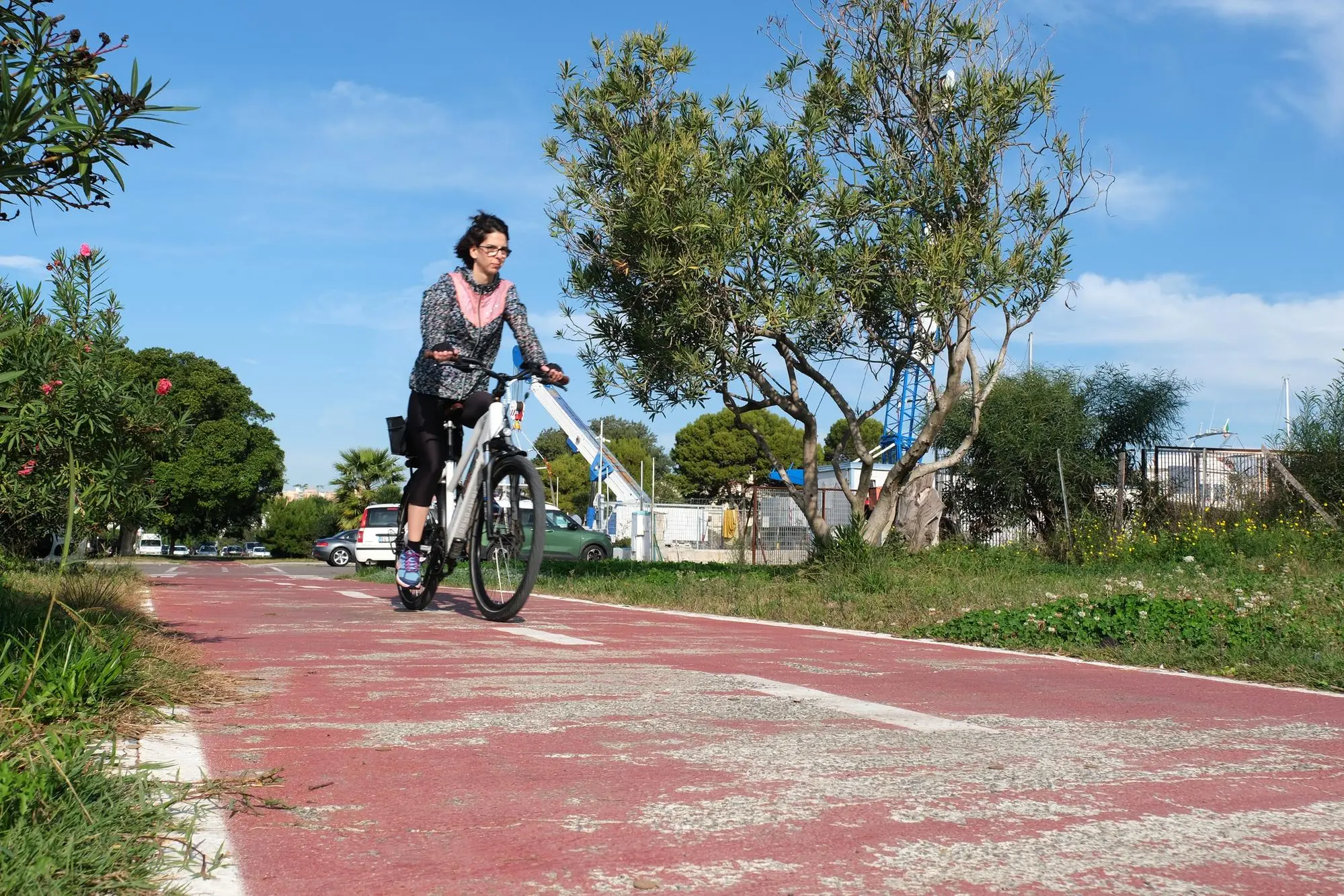 Pista ciclabile a Su Siccu (Foto: Ungari)