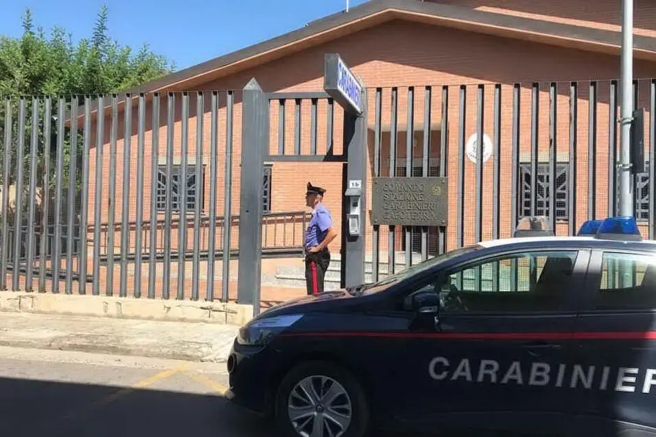 Carabinieri a Capoterra (Archivio L'Unione Sarda)