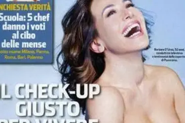 Barbara D'Urso nuda su Panorama