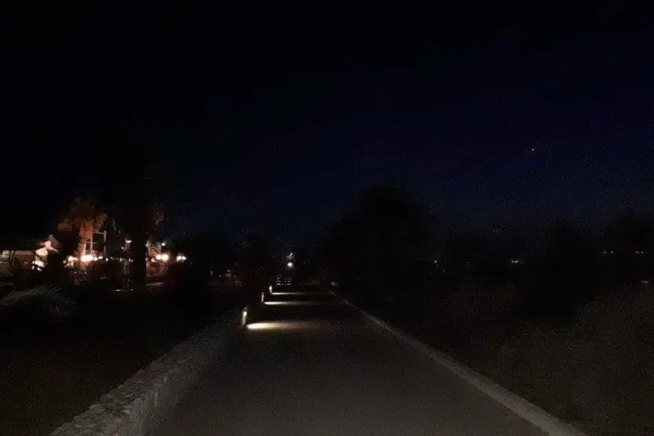 La passeggiata al buio