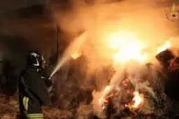 Incendio in un fienile - Foto simbolo