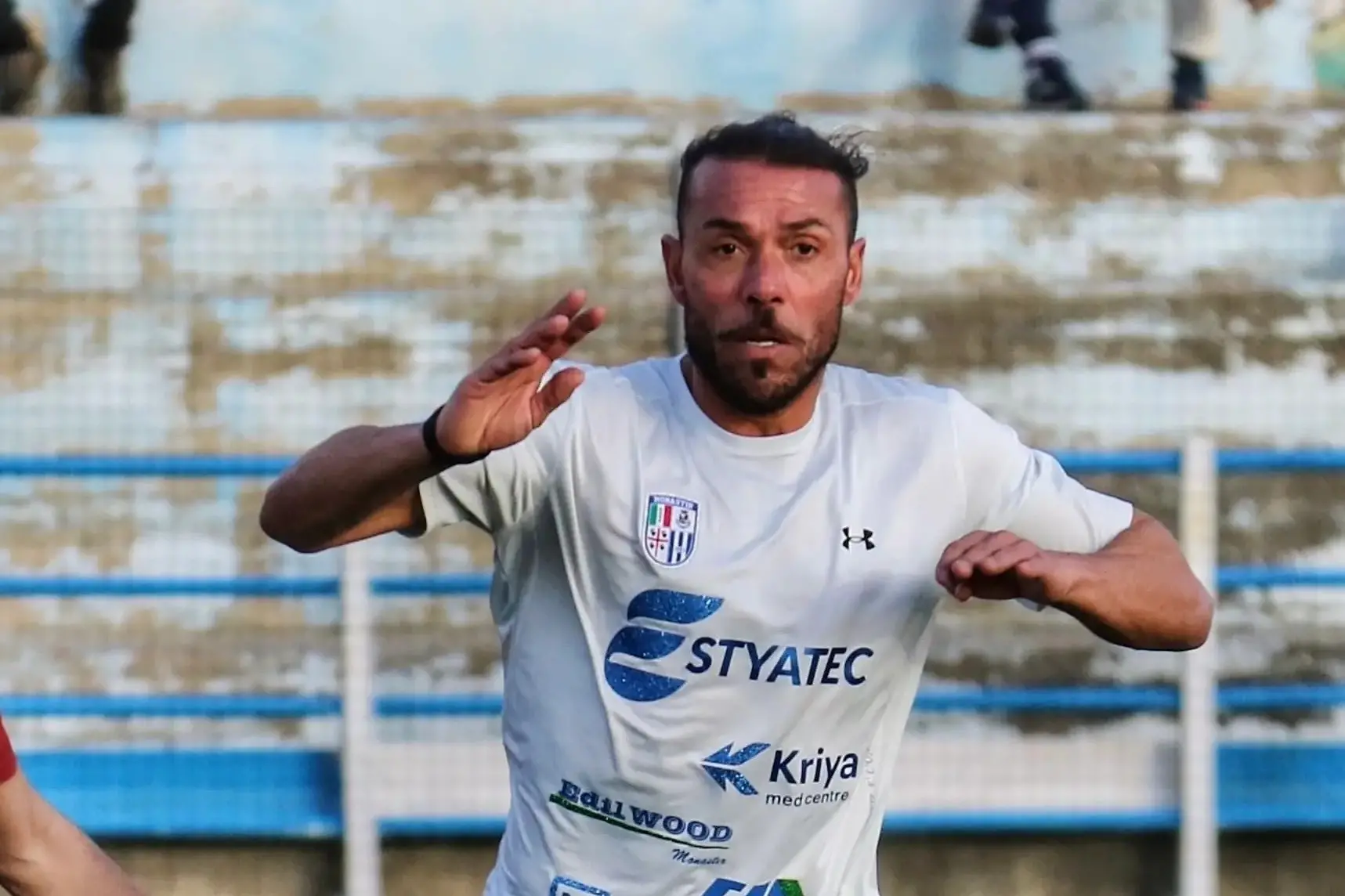 Mauro Ragatzu del Monastir, capocannoniere della Promozione con 32 gol (foto Maria Elena Carboni - ASD Monastir)