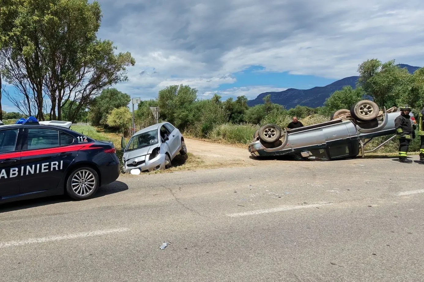 L'incidente sulla provinciale 86