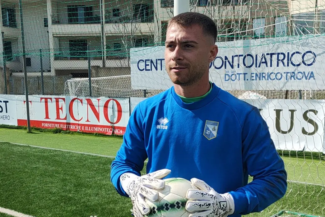 Il portiere del Luogosanto Luca Barone (G.Pischedda)