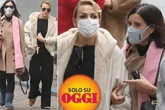 Gli scatti postati dal settimanale Oggi