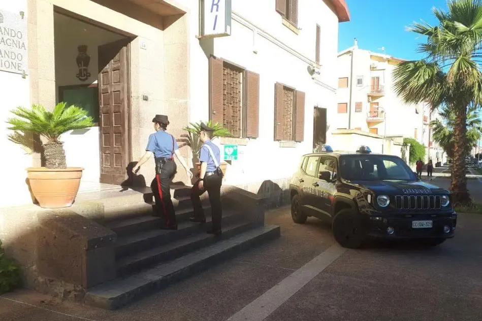 La caserma di Carbonia (foto L'Unione Sarda - Scano)