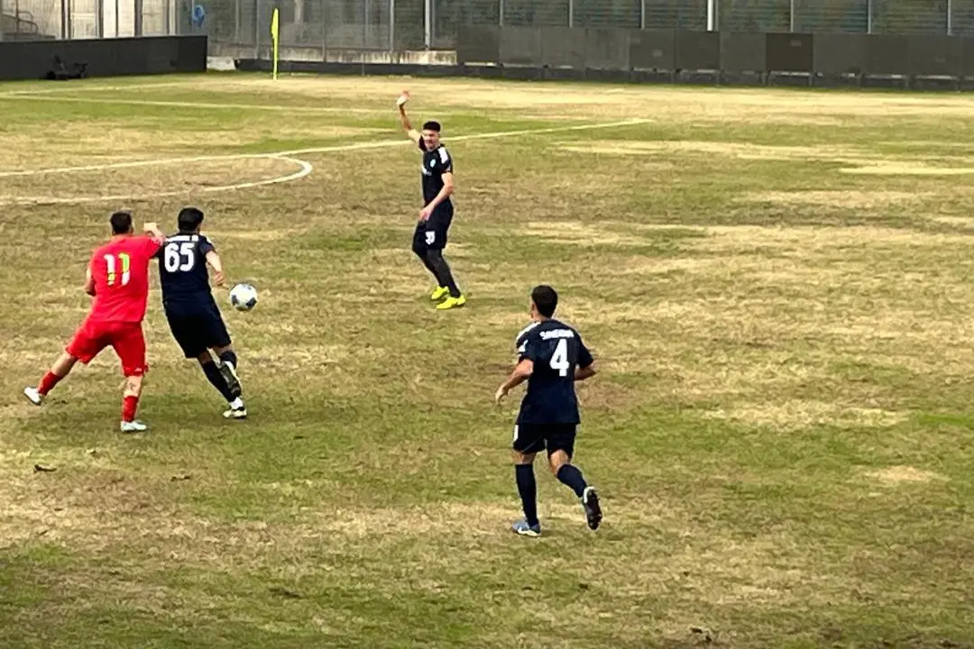 Buschiazzo in azione nel derby col Monastir (foto Ilenia Giagnoni)