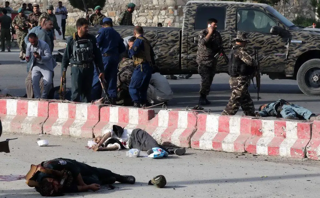 La bomba è scoppiata nelle vicinanze dell'aeroporto di Kabul
