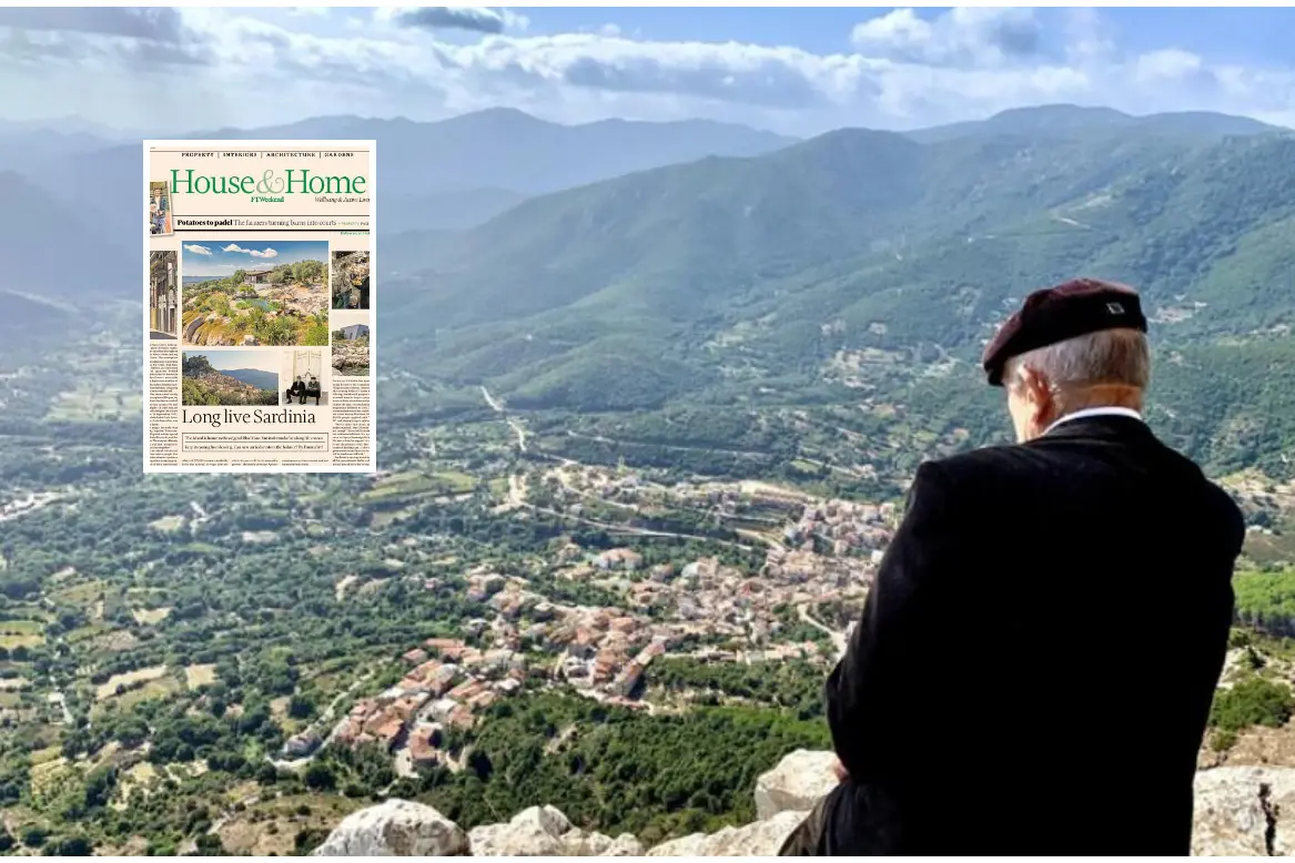 Nel riquadro, particolare della pagina uscita su Financial Times