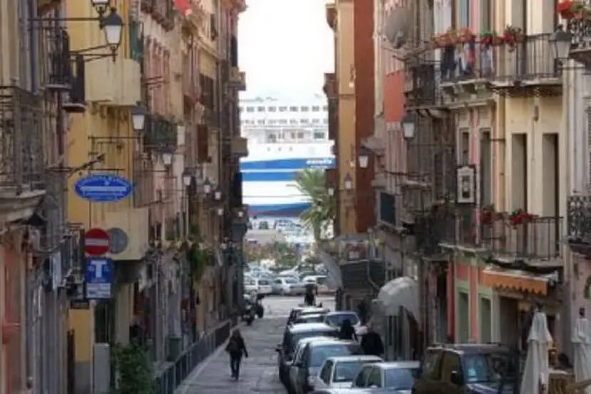 Il quartiere Marina (archivio L'Unione Sarda)