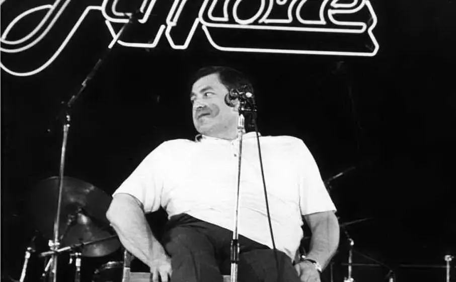 In un concerto degli anni ottanta (Archivio L'Unione Sarda)