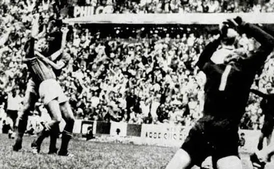 Il gol della vittoria di Rivera