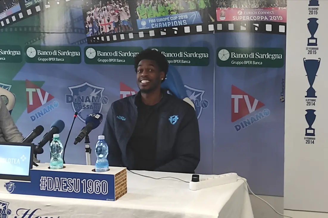 Il sorriso di Deshawn Stephens (foto Marras)