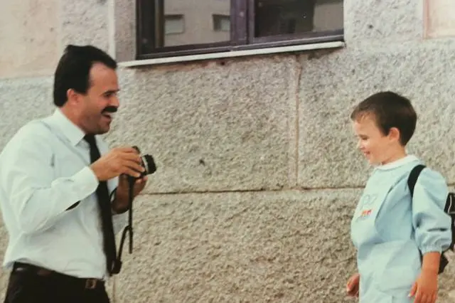 Gigi Datome e il papà Sergio (foto Facebook)