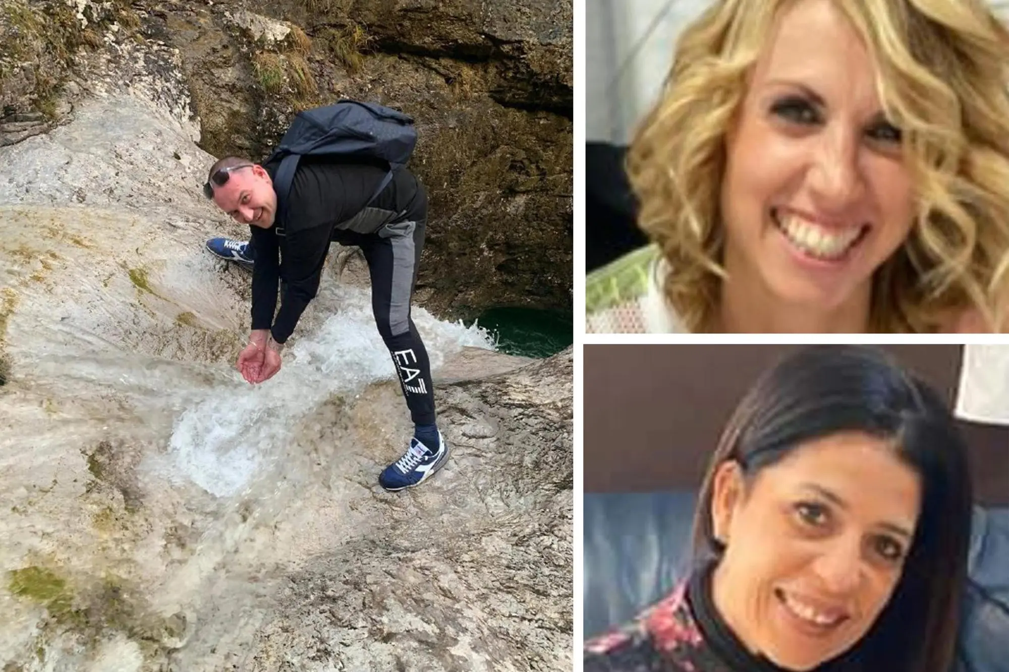 Zlatan Vasiljevic, suicida e responsabile del duplice omicidio dell'ex moglie Lidia Miljkovic in alto, e dell'ex compagna Gabriela Serrano in basso (Ansa - Facebook)