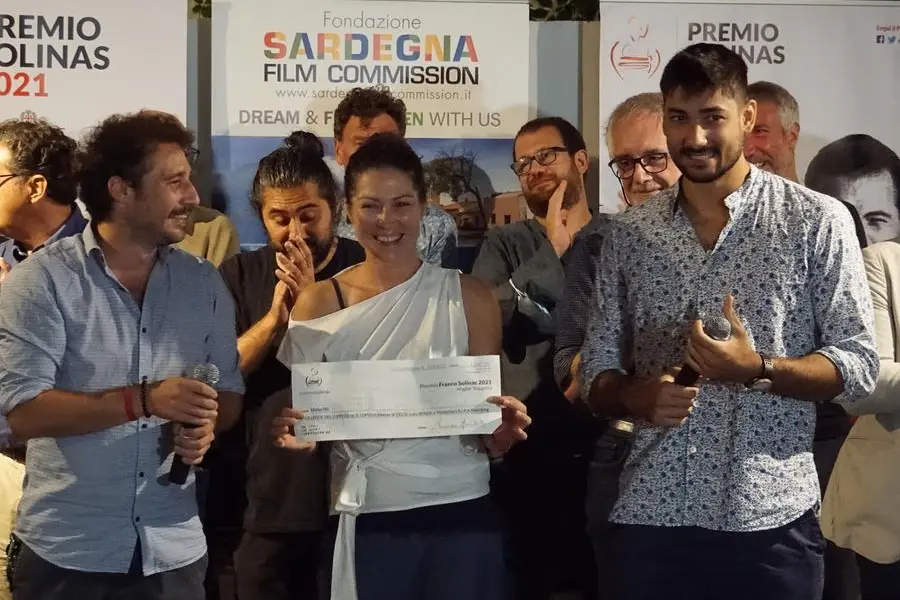Illica Magrini, Luca Renda e Alberto Scocca (foto @premioSolinas)