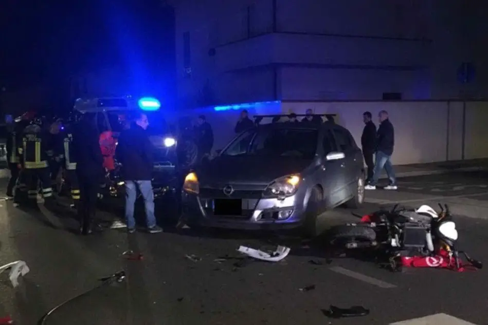 I soccorsi dopo l'incidente