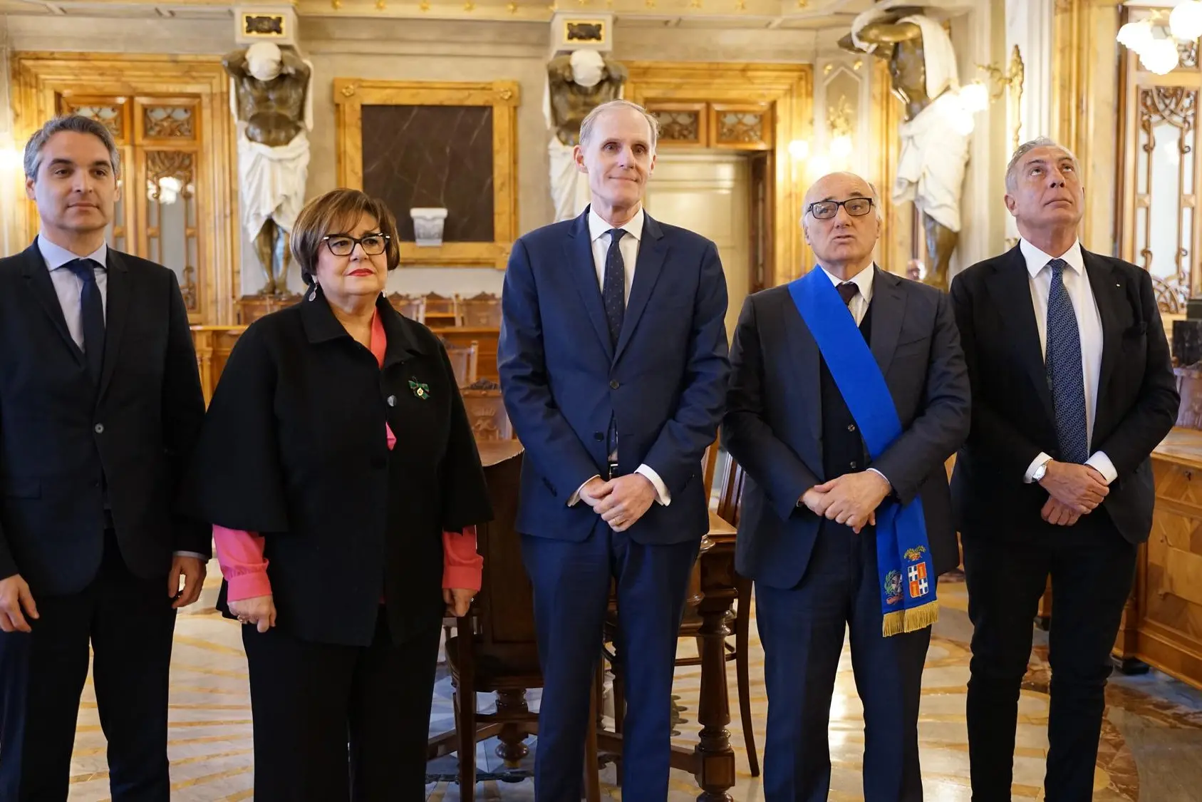 La visita dell'ambasciatore (foto concessa)