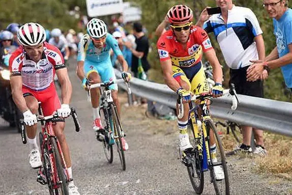 Fabio Aru in azione