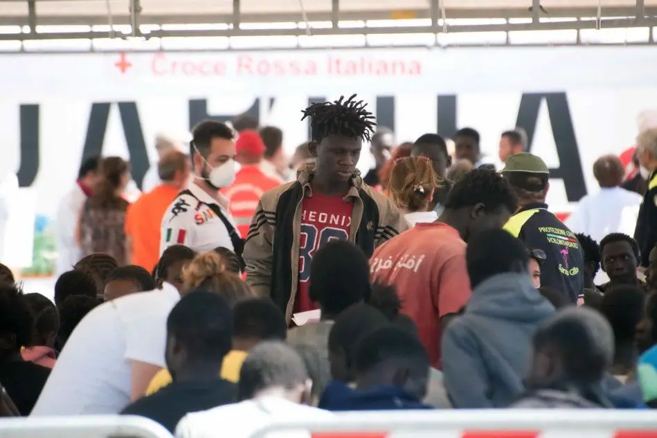 Migranti sbarcati a Cagliari