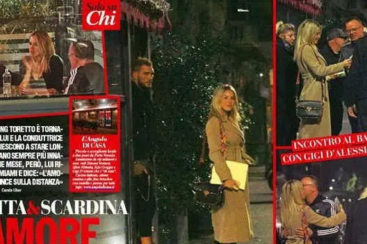 Diletta Leotta e Gigi D'Alessio (foto Chi)