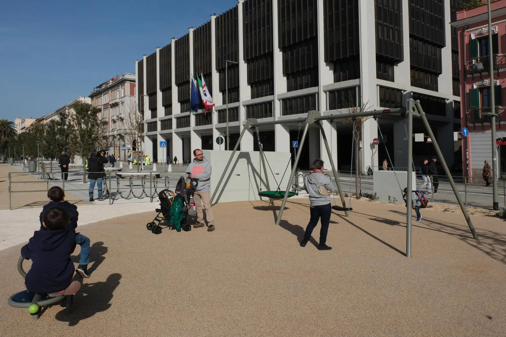 La "nuova" via Roma, a Cagliari